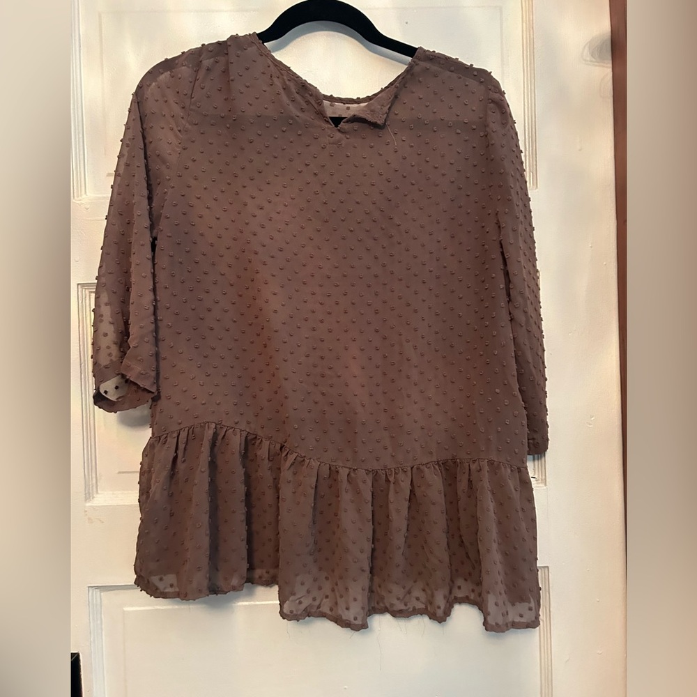 Sheer blouse